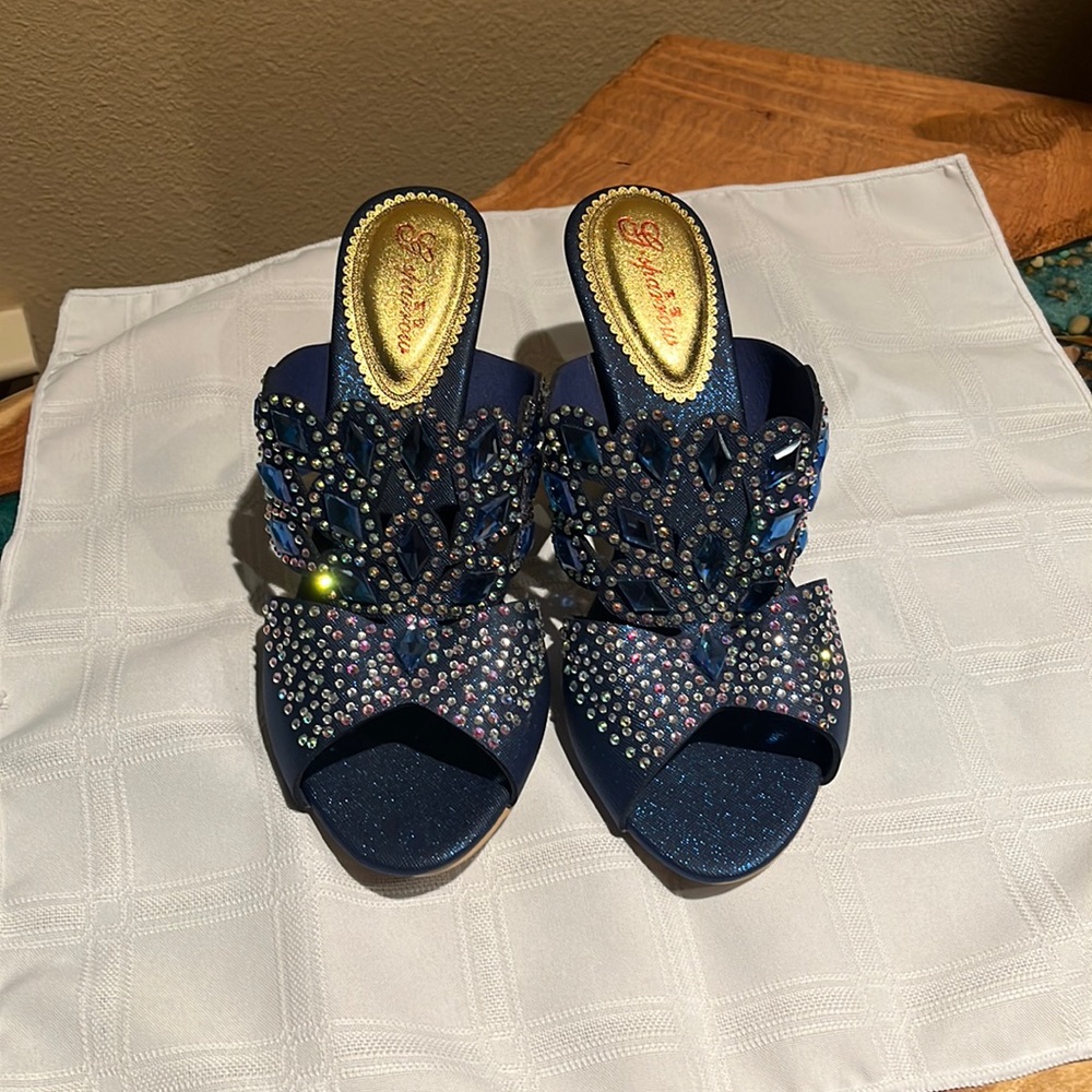 Brand new evening shoes, never been worn.